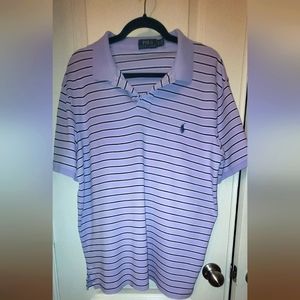 Polo Ralph Lauren purple strip polol